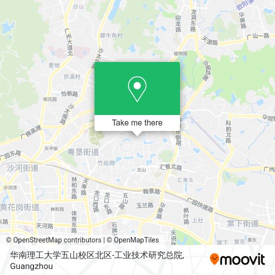华南理工大学五山校区北区-工业技术研究总院 map