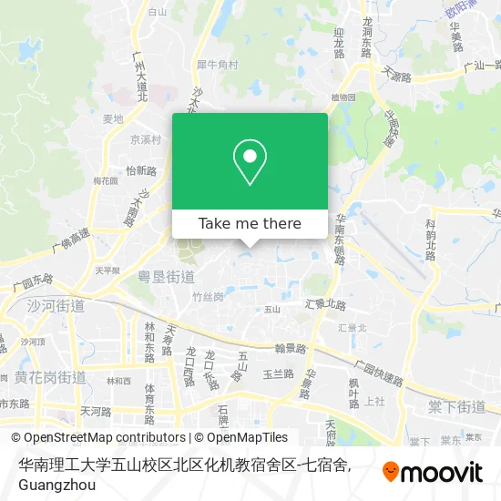 华南理工大学五山校区北区化机教宿舍区-七宿舍 map