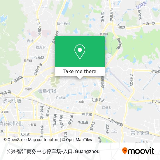 长兴·智汇商务中心停车场-入口 map