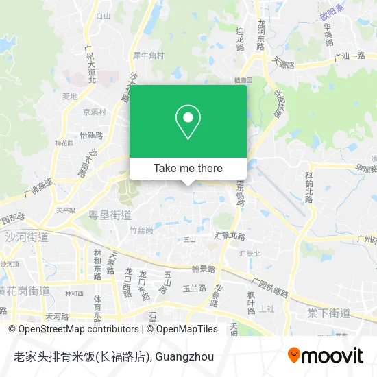 老家头排骨米饭(长福路店) map
