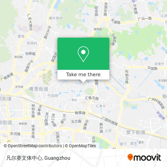 凡尔赛文体中心 map