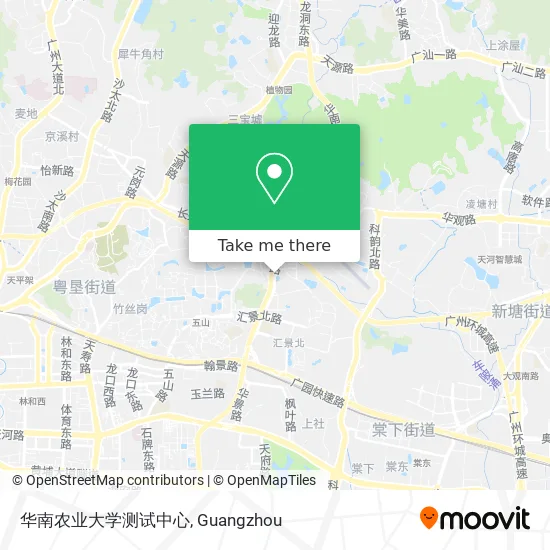 华南农业大学测试中心 map