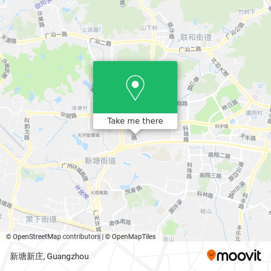 新塘新庄 map