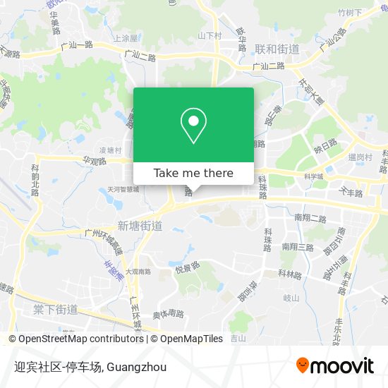迎宾社区-停车场 map