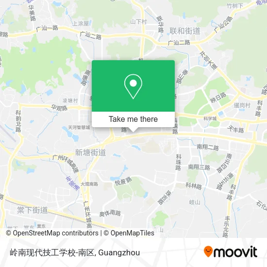 岭南现代技工学校-南区 map