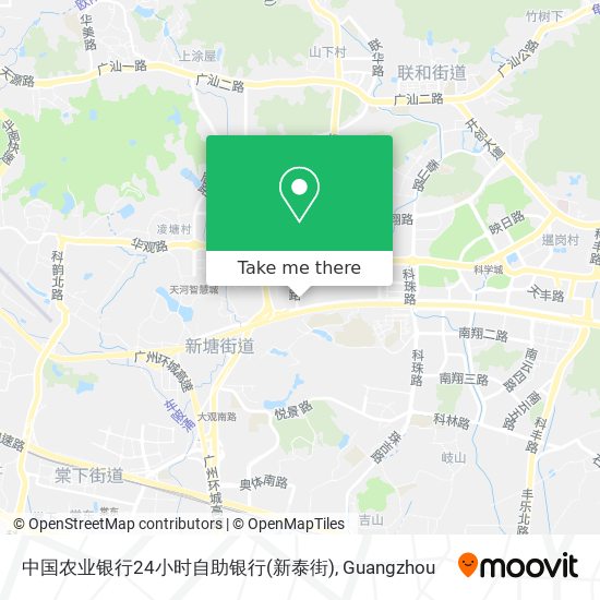 中国农业银行24小时自助银行(新泰街) map