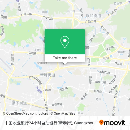 中国农业银行24小时自助银行(新泰街) map