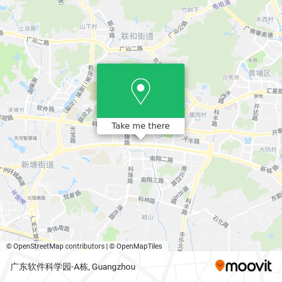 广东软件科学园-A栋 map