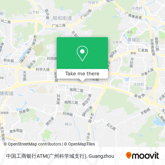 中国工商银行ATM(广州科学城支行) map