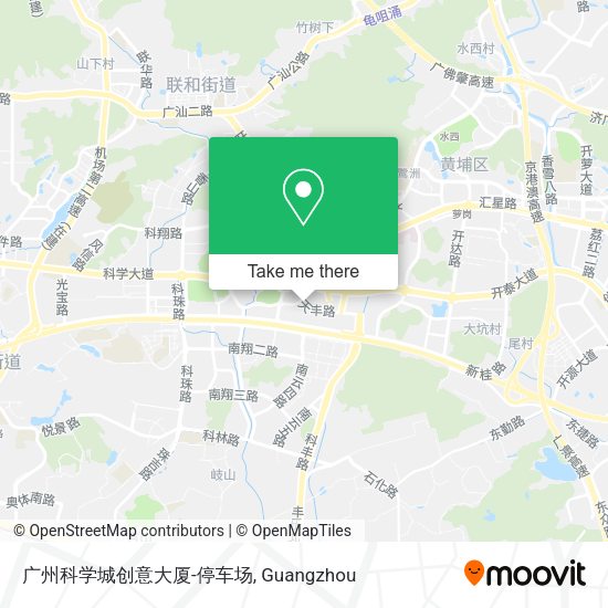 广州科学城创意大厦-停车场 map