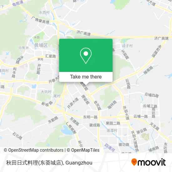 秋田日式料理(东荟城店) map