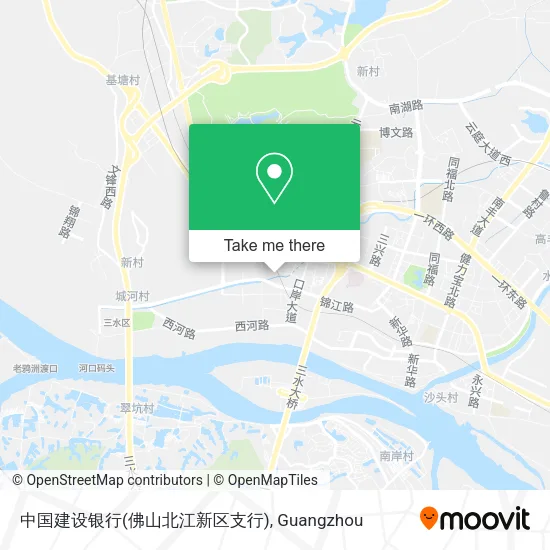 中国建设银行(佛山北江新区支行) map