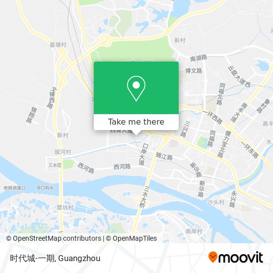时代城-一期 map