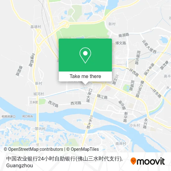 中国农业银行24小时自助银行(佛山三水时代支行) map
