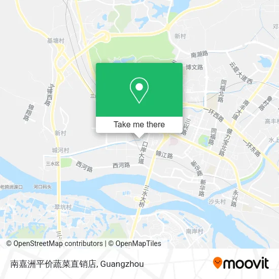 南嘉洲平价蔬菜直销店 map
