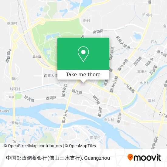 中国邮政储蓄银行(佛山三水支行) map