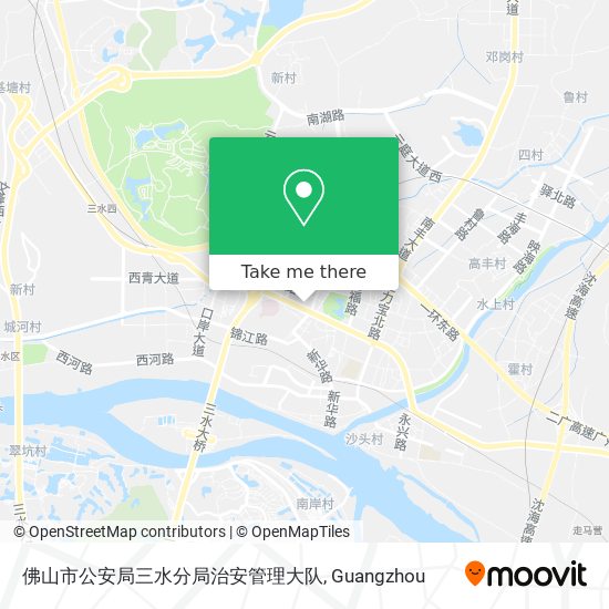 佛山市公安局三水分局治安管理大队 map