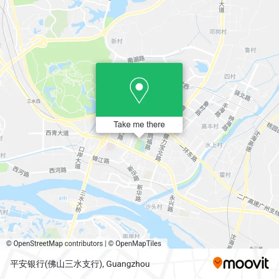 平安银行(佛山三水支行) map