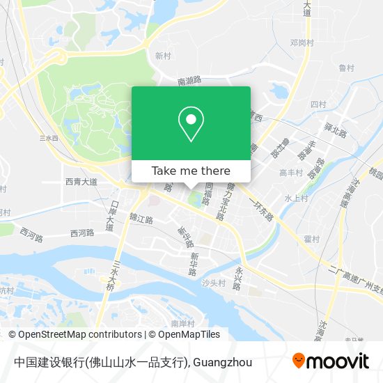 中国建设银行(佛山山水一品支行) map