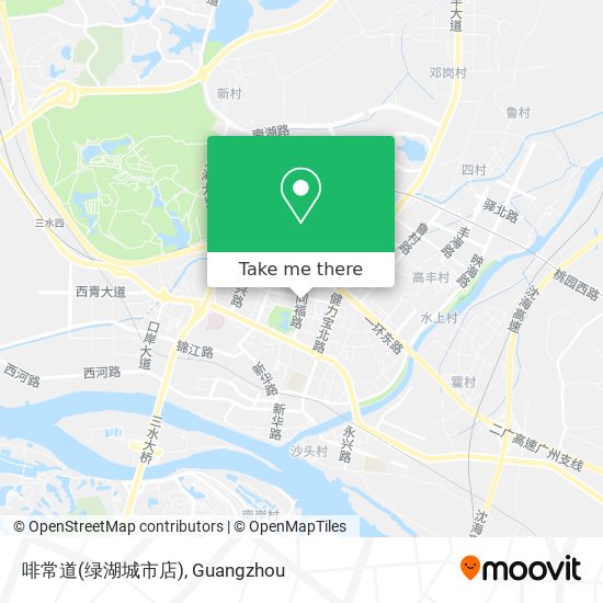 啡常道(绿湖城市店) map