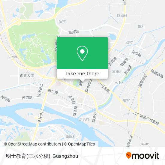 明士教育(三水分校) map