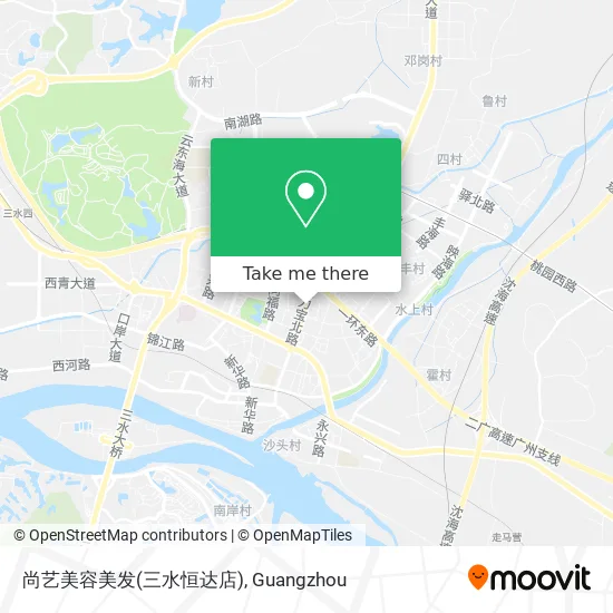 尚艺美容美发(三水恒达店) map
