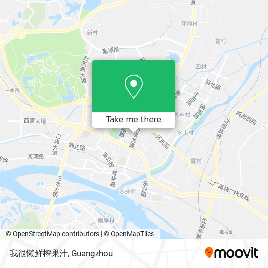 我很懒鲜榨果汁 map