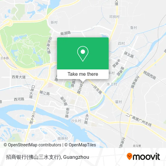 招商银行(佛山三水支行) map