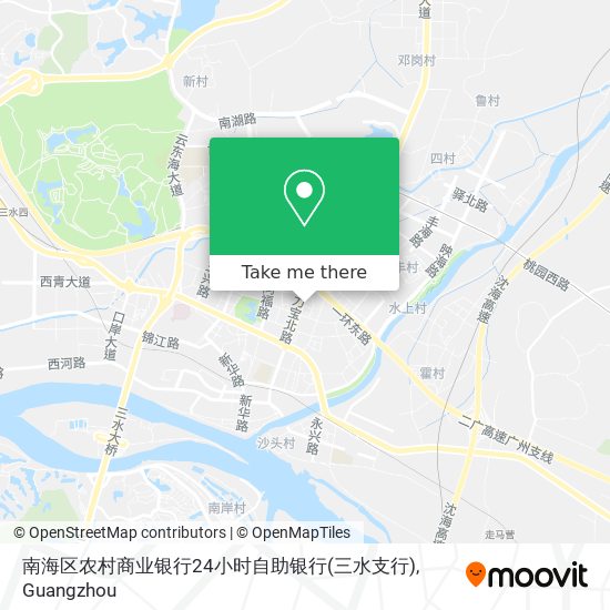 南海区农村商业银行24小时自助银行(三水支行) map