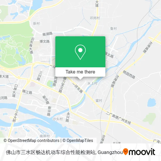 佛山市三水区畅达机动车综合性能检测站 map