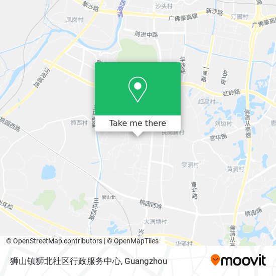 狮山镇狮北社区行政服务中心 map