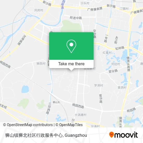 狮山镇狮北社区行政服务中心 map