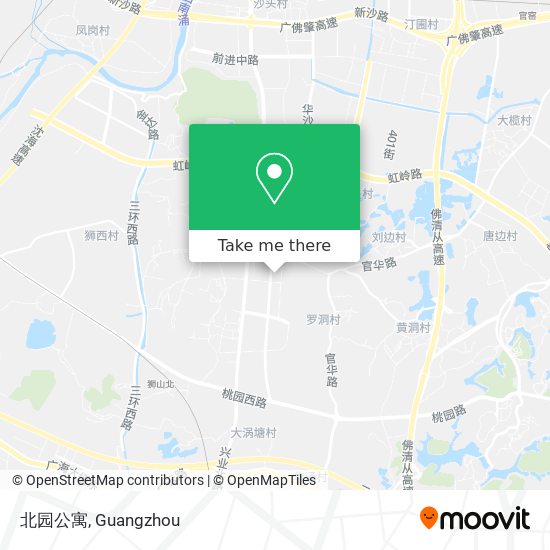 北园公寓 map