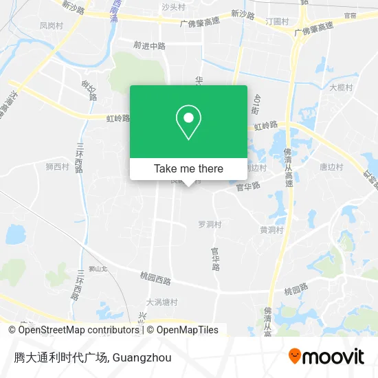 腾大通利时代广场 map
