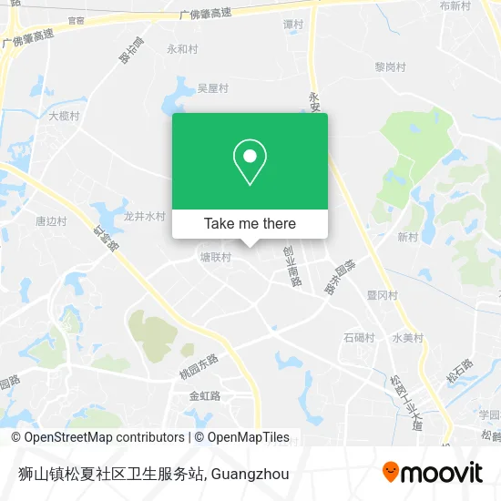 狮山镇松夏社区卫生服务站 map