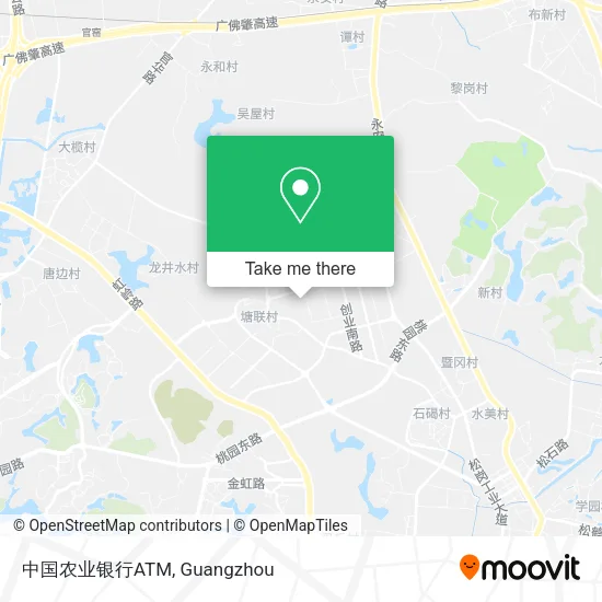 中国农业银行ATM map