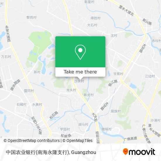 中国农业银行(南海永隆支行) map