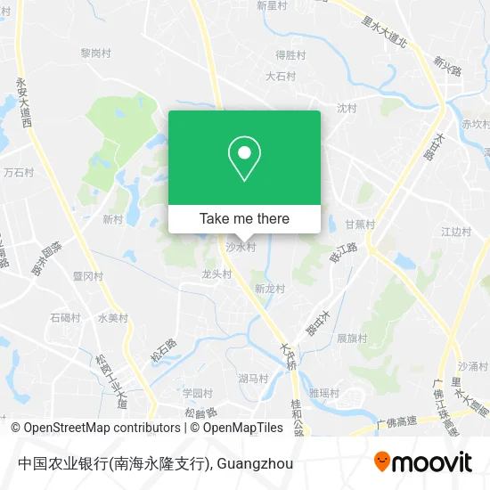 中国农业银行(南海永隆支行) map