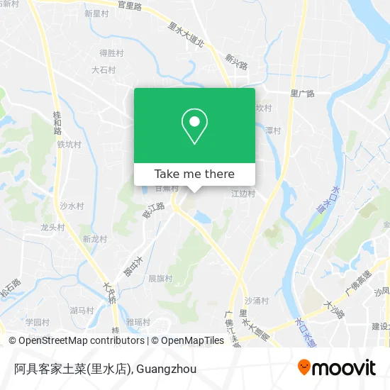 阿具客家土菜(里水店) map