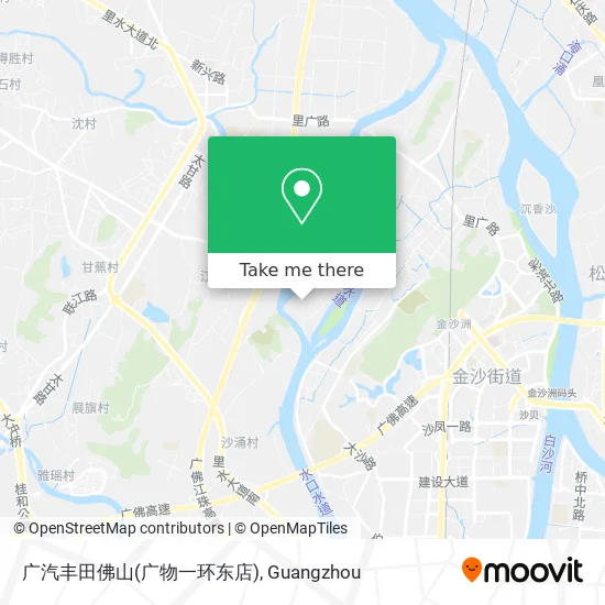 广汽丰田佛山(广物一环东店) map