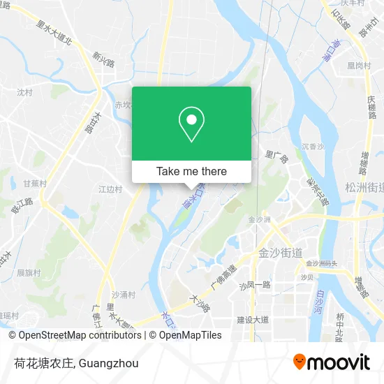 荷花塘农庄 map