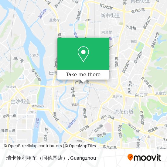 瑞卡便利租车（同德围店） map
