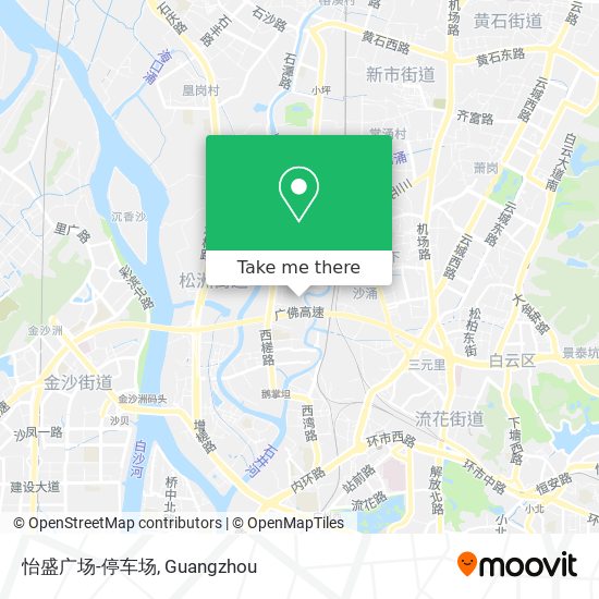 怡盛广场-停车场 map