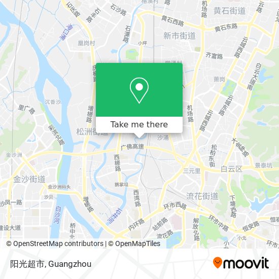 阳光超市 map