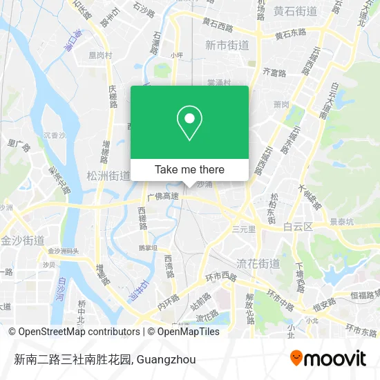 新南二路三社南胜花园 map