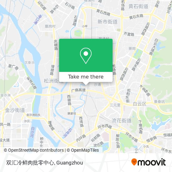 双汇冷鲜肉批零中心 map