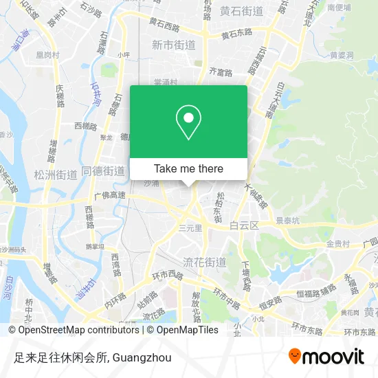足来足往休闲会所 map