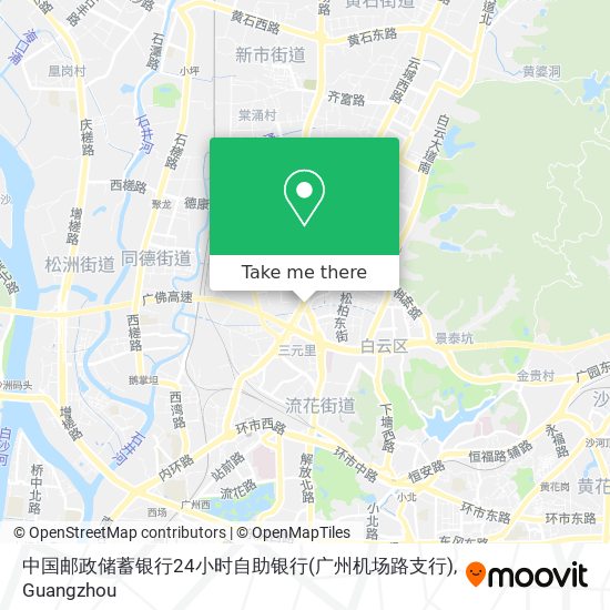 中国邮政储蓄银行24小时自助银行(广州机场路支行) map
