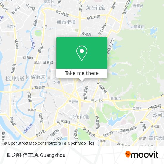 腾龙阁-停车场 map