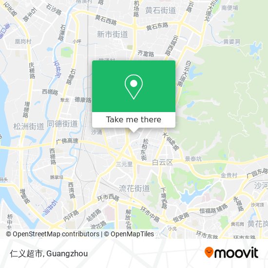 仁义超市 map